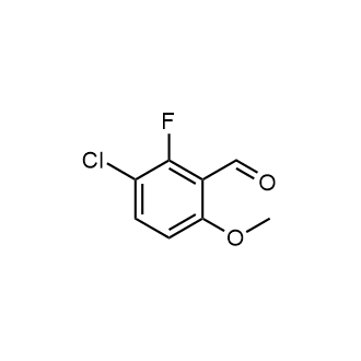 3-Chloro-2-fluoro-6-methoxybenzaldehyde Structure
