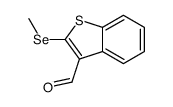 2-methylselanyl-1-benzothiophene-3-carbaldehyde结构式