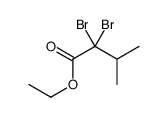 ethyl 2,2-dibromo-3-methylbutanoate Structure