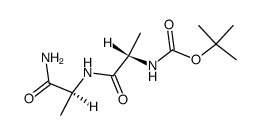 Boc-Ala-Ala-NH2结构式