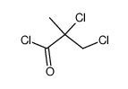 2,3-dichloro-2-methyl-propionyl chloride Structure