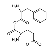 (4S)-4-amino-5-[(2S)-2-amino-3-phenylpropanoyl]oxy-5-oxopentanoate结构式