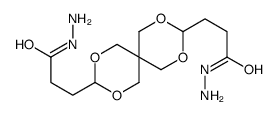 2,4,8,10-tetraoxaspiro[5.5]undecane-3,9-bispropionohydrazide结构式