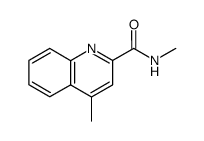 2-(methylcarbamoyl)-4-methylquinoline结构式