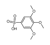 3,4,5-trimethoxy-benzenesulfonic acid结构式