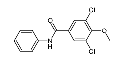3,5-dichloro-4-methoxy-benzoic acid anilide结构式