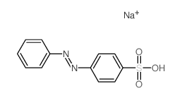 4-phenyldiazenylbenzenesulfonic acid结构式