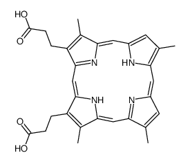 DEUTEROPORPHYRIN IX DIHYDROCHLORIDE结构式