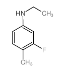 N-Ethyl-3-fluoro-4-methylaniline结构式