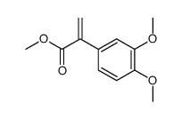 methyl 2-(3,4-dimethoxyphenyl)acrylate结构式