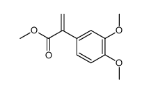 methyl 2-(3,4-dimethoxyphenyl)acrylate Structure