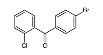 (4-bromophenyl)-(2-chlorophenyl)methanone结构式
