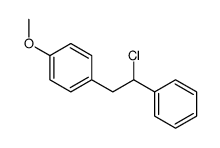 1-(2-chloro-2-phenylethyl)-4-methoxybenzene Structure