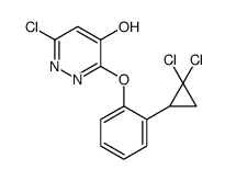 6-chloro-3-[2-(2,2-dichlorocyclopropyl)phenoxy]-1H-pyridazin-4-one Structure