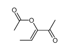4-oxopent-2-en-3-yl acetate结构式
