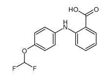 n-(p-(difluoromethoxy)phenyl)-anthranilicaci Structure