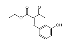 ethyl 2-[(3-hydroxyphenyl)methylidene]-3-oxobutanoate Structure