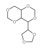 2-(1,3-dioxolan-4-yl)-3,5,8,10-tetraoxabicyclo[4.4.0]decane结构式