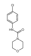 morpholine-4-carboxylic acid 4-chloro-anilide结构式