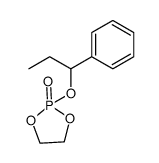 2-(1-phenylpropoxy)-1,3,2-dioxaphospholane 2-oxide Structure