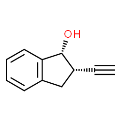 1H-Inden-1-ol, 2-ethynyl-2,3-dihydro-, (1R,2S)-rel- (9CI) structure