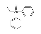 [ethyl(phenyl)arsoryl]benzene结构式