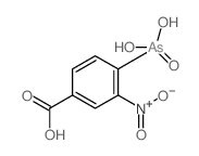 Benzoicacid, 4-arsonoyl-3-nitro- Structure