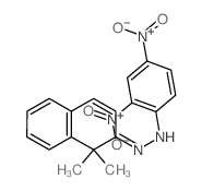 N-[(1,1-dimethylnaphthalen-2-ylidene)amino]-2,4-dinitro-aniline structure