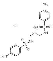 4-amino-N-[3-[(4-aminophenyl)sulfonylamino]-2-hydroxy-propyl]benzenesulfonamide picture