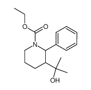 1-carbethoxy-2-phenyl-α,α-dimethyl-3-piperidinemethanol Structure