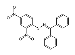 N-(2,4-dinitrophenyl)sulfanyl-1,1-diphenylmethanimine Structure