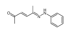 hex-3-ene-2,5-dione mono-phenylhydrazone Structure