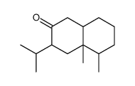 4a,5-dimethyl-3-propan-2-yl-1,3,4,5,6,7,8,8a-octahydronaphthalen-2-one Structure