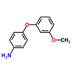 4-(3-甲氧基苯氧基)苯胺结构式