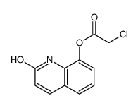 (2-oxo-1H-quinolin-8-yl) 2-chloroacetate Structure