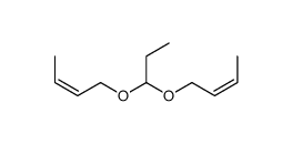 Propanal bis(2-butenyl)acetal Structure