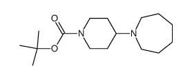 4-azepan-1-yl-piperidine-1-carboxylic acid tert-butyl ester结构式