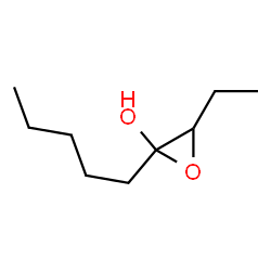 Oxiranol, 3-ethyl-2-pentyl- (9CI) structure