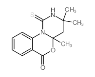 3,3,4a-trimethyl-1-sulfanylidene-2,4-dihydropyrimido[1,6-a][3,1]benzoxazin-6-one Structure