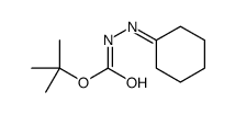 tert-butyl 2-cyclohexylidenehydrazinecarboxylate structure