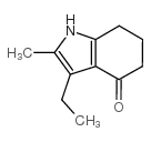 3-乙基-1,5,6,7-四氢-2-甲基-4H-吲哚-4-酮结构式