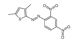 (3,5-dimethylthiophen-2-yl)-(2,4-dinitrophenyl)diazene Structure