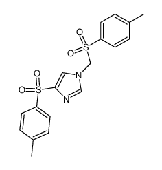 4-(toluene-4-sulfonyl)-1-(toluene-4-sulfonylmethyl)-1H-imidazole Structure