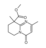 2,9-dimethyl-4-oxo-6,7,8,9-tetrahydro-4H-pyrido[1,2-a]pyrimidine-9-carboxylic acid methyl ester Structure