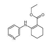 ethyl 2-(pyridin-3-ylamino)cyclohexene-1-carboxylate结构式