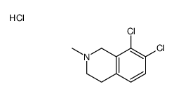 7,8-dichloro-2-methyl-3,4-dihydro-1H-isoquinoline,hydrochloride Structure