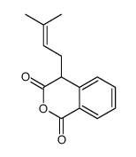 4-(3-methylbut-2-enyl)-4H-isochromene-1,3-dione结构式