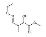 methyl 4-ethoxyimino-2-hydroxy-3-methylbutanoate Structure