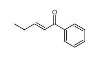 trans-1-phenyl-2-penten-1-one Structure