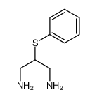 2-phenylsulfanylpropane-1,3-diamine结构式